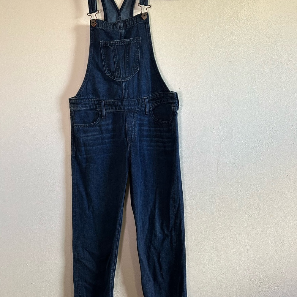 Abercrombie Kids Dark Blue Denim Overalls